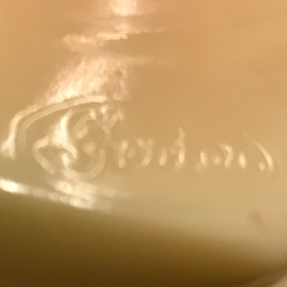 22 - Fenton Vintage RARE Burmese Vaseline Glass Basket - Picture 5 of 6